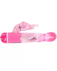 BAILE - VIBRATEUR MULTIVITESSES AVEC STIMULATEUR ROSE BAILE - VIBRATEUR MULTIVITESSES AVEC STIMULATEUR ROSE