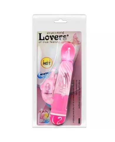 BAILE - VIBRATEUR MULTIVITESSES AVEC STIMULATEUR ROSE
