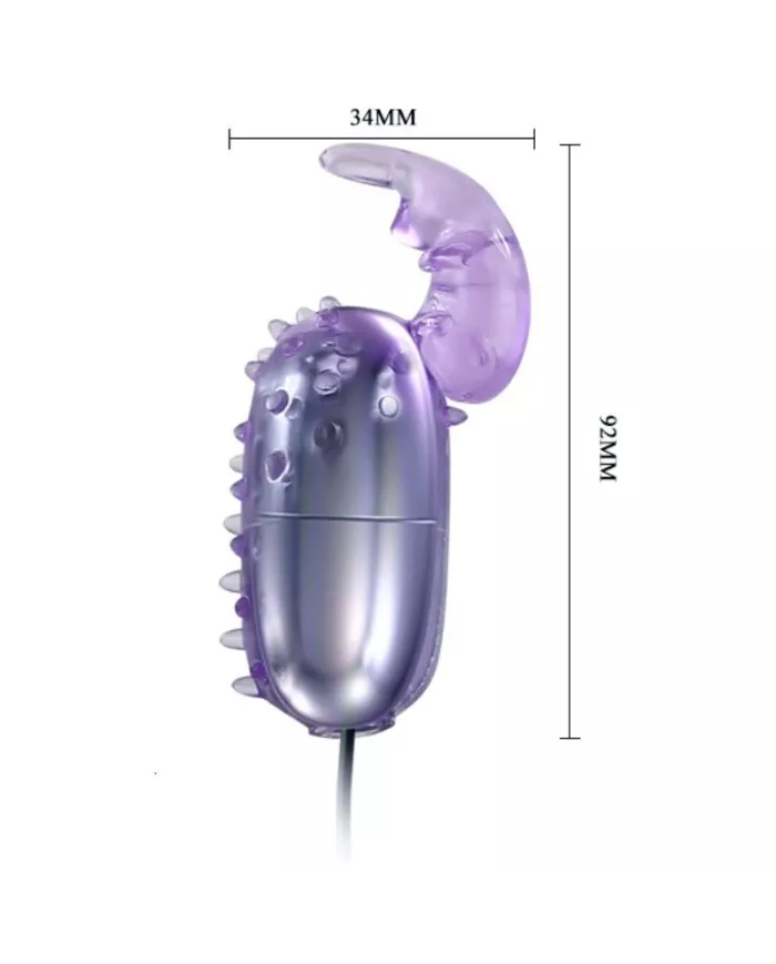 BAILE - SUPER VIBRATEUR OEUF VIBRANT AVEC STIMULATEUR BAILE - SUPER VIBRATEUR OEUF VIBRANT AVEC STIMULATEUR