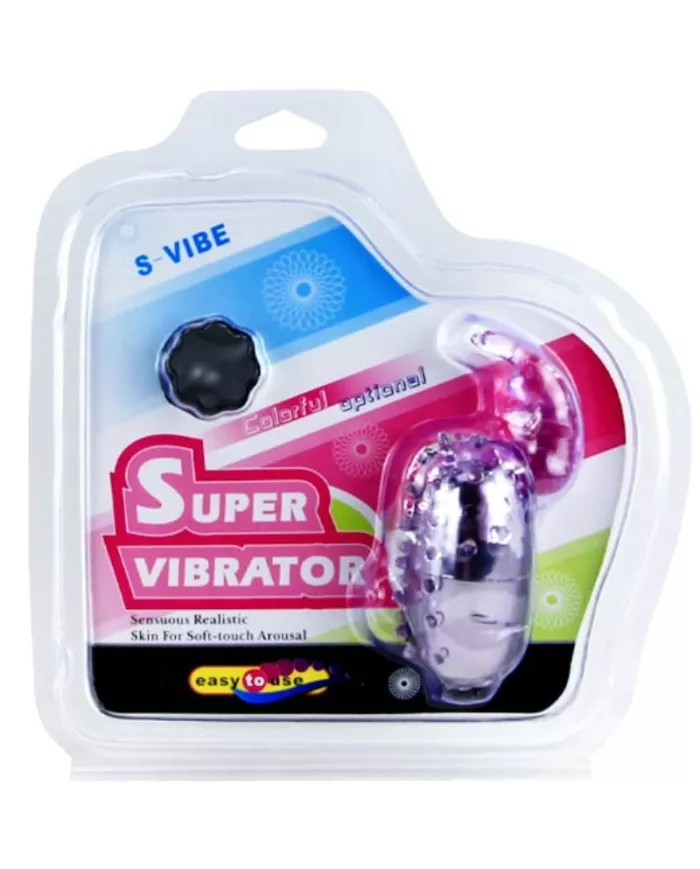 BAILE - SUPER VIBRATEUR OEUF VIBRANT AVEC STIMULATEUR BAILE - SUPER VIBRATEUR OEUF VIBRANT AVEC STIMULATEUR