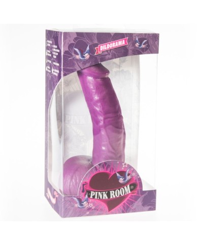 PINK ROOM - GODE RÉALISTE CONNOR VIOLET 16 CM