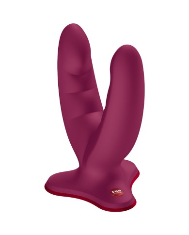 FUN FACTORY - RYDE DOUBLE GODEMICHET ROUGE VIN