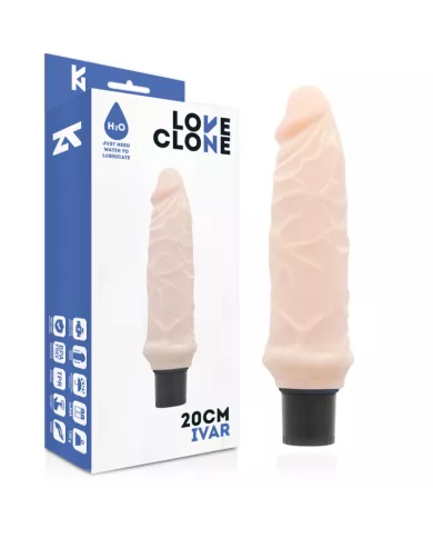 LOVECLONE - VIBRATEUR AUTOLUBRIFIANT IVAR 20 CM -O- 3.7 CM