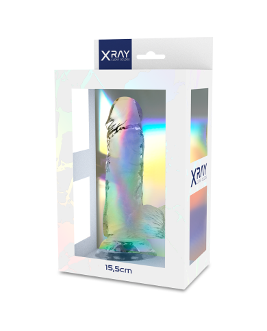 X RAY - BITE TRANSPARENTE AVEC BOULES 15.5 CM -O- 3.5 CM