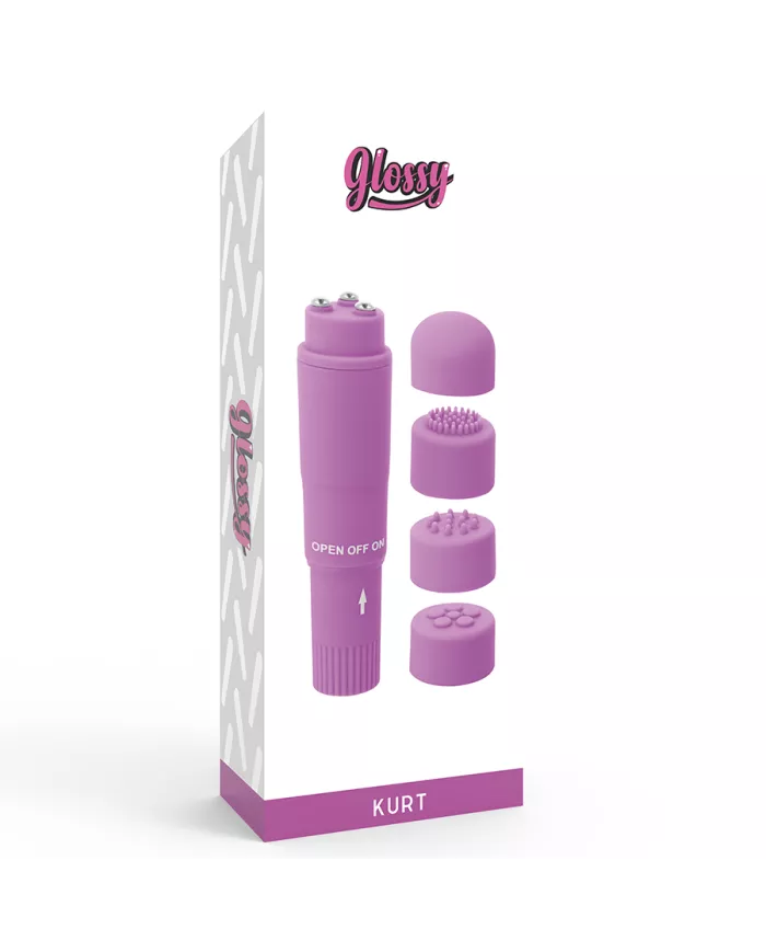 GLOSSY - MASSEUR DE POCHE KURT VIOLET GLOSSY - MASSEUR DE POCHE KURT VIOLET