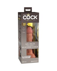 KING COCK - ELITE GODE RÉALISTE EN SILICONE 15.2 CM CARAMEL