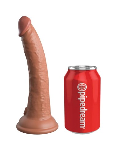 KING COCK - ELITE GODE RÉALISTE EN SILICONE 17.8 CM CARAMEL
