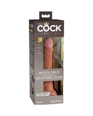 KING COCK - ELITE GODE RÉALISTE EN SILICONE 17.8 CM CARAMEL
