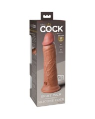 KING COCK - ELITE GODE RÉALISTE EN SILICONE 20.3 CM CARAMEL