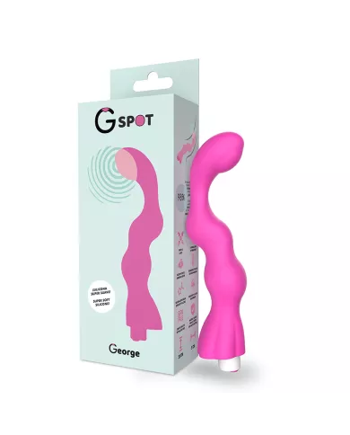 G-SPOT - GEORGE G-SPOT VIBRATEUR GOMME ROSE G-SPOT - GEORGE G-SPOT VIBRATEUR GOMME ROSE