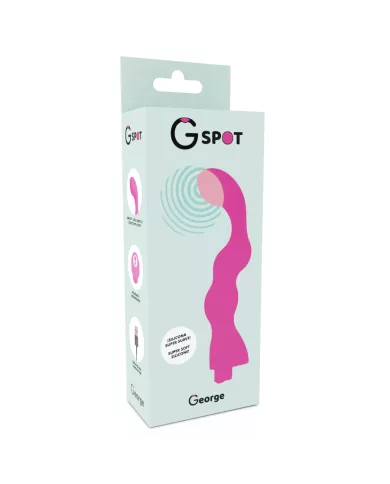 G-SPOT - GEORGE G-SPOT VIBRATEUR GOMME ROSE G-SPOT - GEORGE G-SPOT VIBRATEUR GOMME ROSE