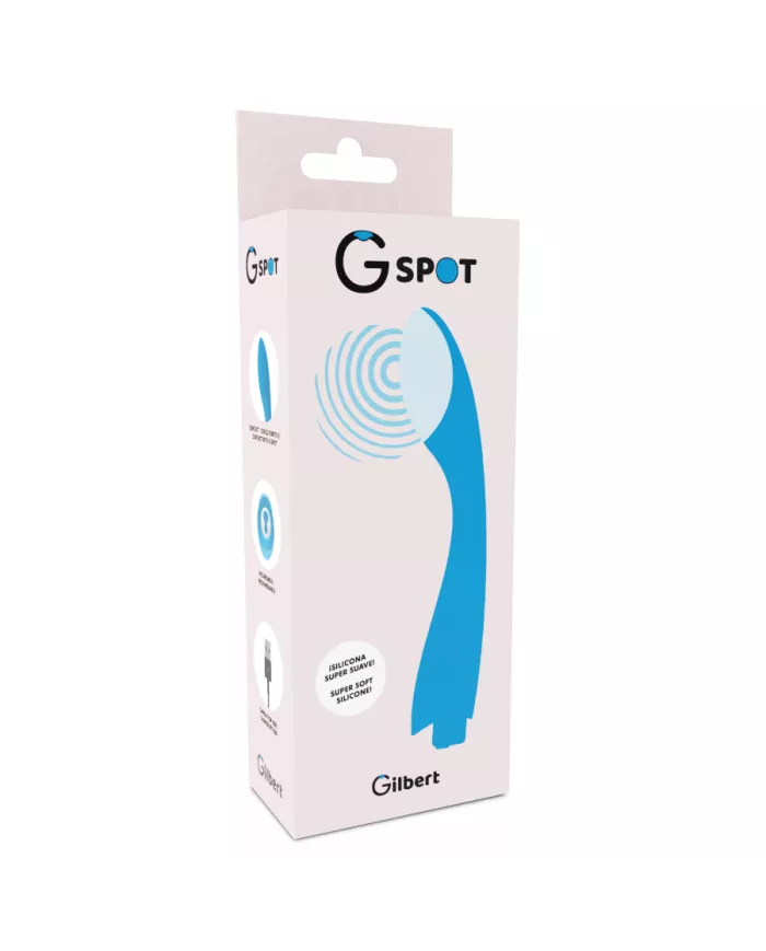 G-SPOT - VIBRATEUR GYLBERT TURQUOISE BLEU G-SPOT