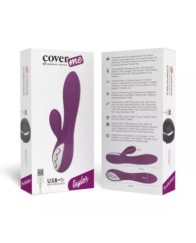 COVERME - VIBRATEUR TAYLOR COMPATIBLE AVEC LA TECHNOLOGIE SANS FIL WATCHME COVERME - VIBRATEUR TAYLOR COMPATIBLE AVEC LA TECHNOLOGIE SANS FIL WATCHME