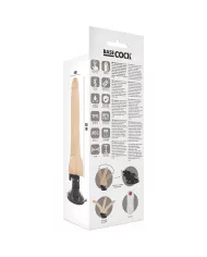 BASECOCK - VIBRATEUR ARTICULABLE TÉLÉCOMMANDE NATUREL 18.5 CM -O- 4 CM