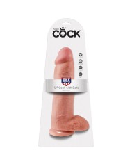 KING COCK - CHAIR DE GODE AVEC BOULES 30.48 CM