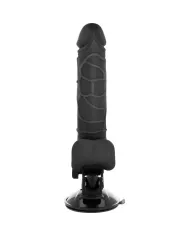 BASECOCK - VIBRATEUR RÉALISTE TÉLÉCOMMANDE NOIR 18.5 CM -O- 4CM