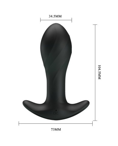 PRETTY LOVE - VIBRATEUR ANAL NOIR
