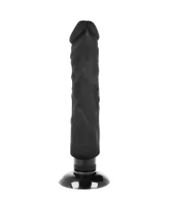 BASECOCK - VIBRATEUR RÉALISTE 2-1 NOIR 20 CM -O- 4 CM