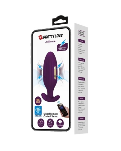 PRETTY LOVE - PLUG ANAL CONTRÔLÉ PAR APPLICATION JEFFERSON VIOLET