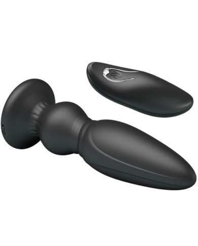 MR PLAY - PUISSANT VIBRATEUR TÉLÉCOMMANDE PLUG ANAL NOIR