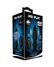 MR PLAY - PUISSANT VIBRATEUR TÉLÉCOMMANDE PLUG ANAL NOIR