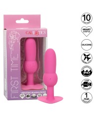 CALEXOTICS - FIRST TIME SONDE ANAL PLUG PERLÉE 10 VIBRATIONS ROSE