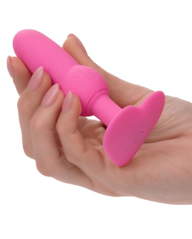 CALEXOTICS - FIRST TIME SONDE ANAL PLUG PERLÉE 10 VIBRATIONS ROSE