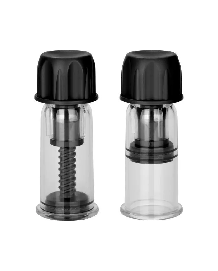 CALEXOTICS - VENTOUSES COLT AVEC ONDES STIMULANTES POUR LE TÉTON, NOIRES CALEXOTICS - VENTOUSES COLT AVEC ONDES STIMULANTES POUR LE TÉTON, NOIRES