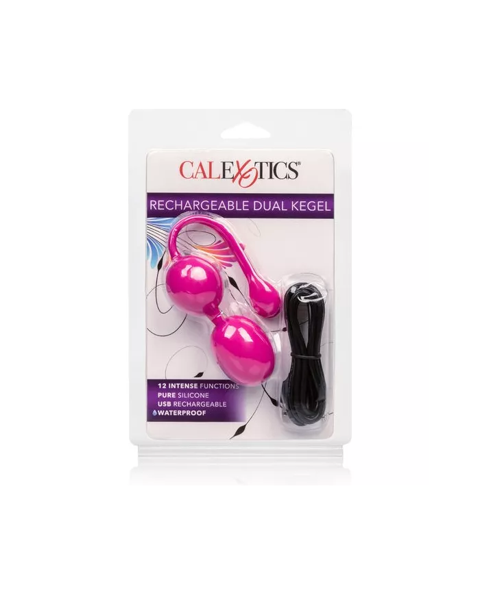 CALEXOTICS - RECHARGEABLE DOUBLE KEGEL ROSE