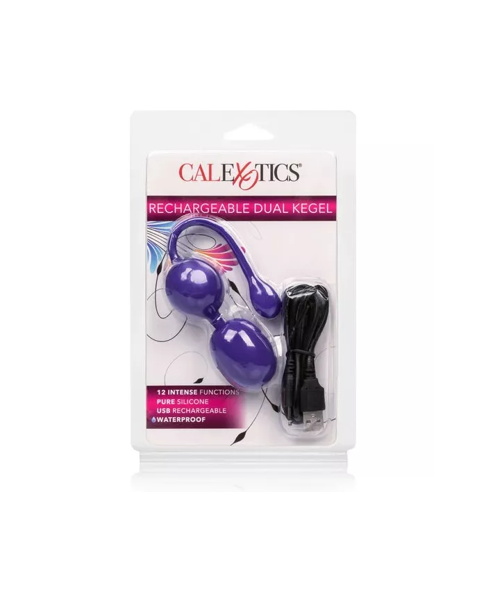CALEXOTICS - RECHARGEABLE DUAL KEGEL VIOLET CALEXOTICS - RECHARGEABLE DUAL KEGEL VIOLET