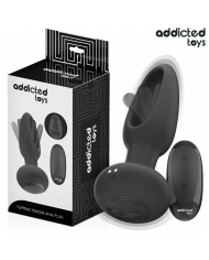 ADDICTED TOYS - PLUG ANAL AVEC LANGUE VIBRANTE ET TÉLÉCOMMANDE