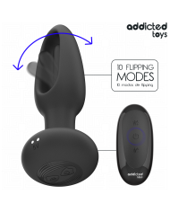 ADDICTED TOYS - PLUG ANAL AVEC LANGUE VIBRANTE ET TÉLÉCOMMANDE