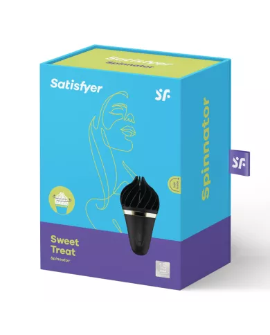 SATISFYER - SPINNATOR SWEET TREAT NOIR