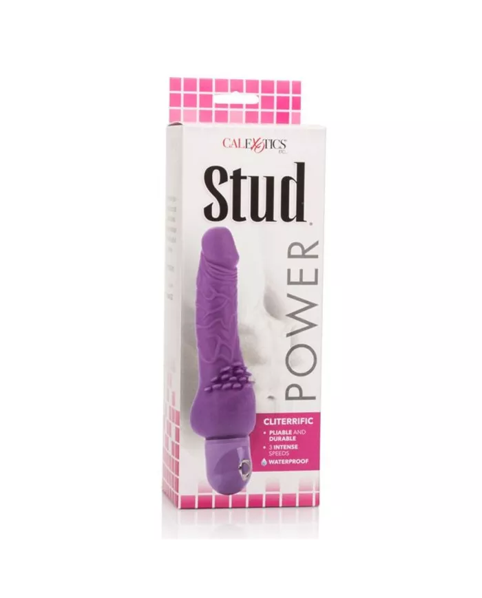 CALEXOTICS - VIBRATEUR VIOLET POWER STUD CLITERRIFIC CALEXOTICS - VIBRATEUR VIOLET POWER STUD CLITERRIFIC