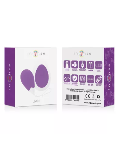 INTENSE - OEUF VIBRANT TÉLÉCOMMANDE JAN LILAS