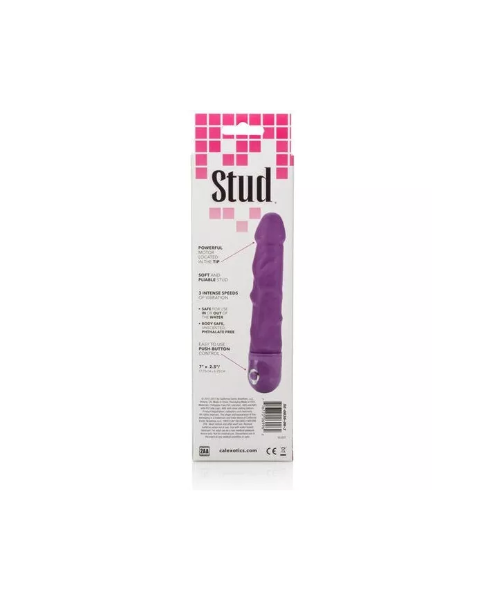 CALEXOTICS - VIBRATEUR POWER STUD TIGE ROSE