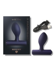 ROCKS-OFF - MINI BAGUETTE RECHARGEABLE 16 FONCTIONS ROSE PIVOINE