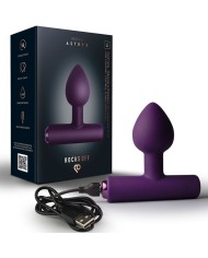 ROCKS-OFF - MINI BAGUETTE RECHARGEABLE 16 FONCTIONS ROSE PIVOINE