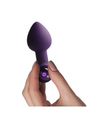 ROCKS-OFF - MINI BAGUETTE RECHARGEABLE 16 FONCTIONS ROSE PIVOINE