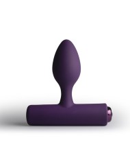 ROCKS-OFF - MINI BAGUETTE RECHARGEABLE 16 FONCTIONS ROSE PIVOINE