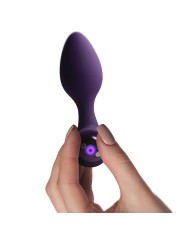 ROCKS-OFF - MINI BAGUETTE RECHARGEABLE 16 FONCTIONS ROSE PIVOINE