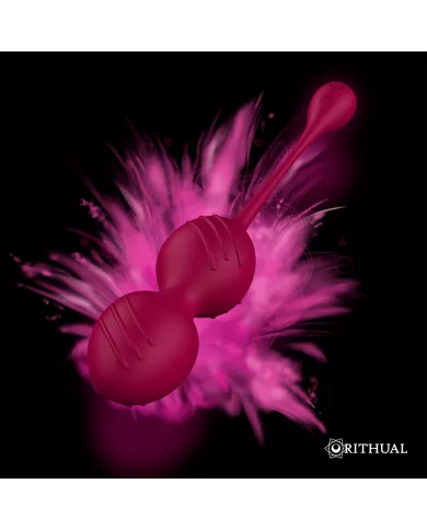 RITHUAL - BALLES DE KEGEL VIBRANTES RECHARGEABLES NISHA ORCHIDÉE RITHUAL - BALLES DE KEGEL VIBRANTES RECHARGEABLES NISHA ORCHIDÉE