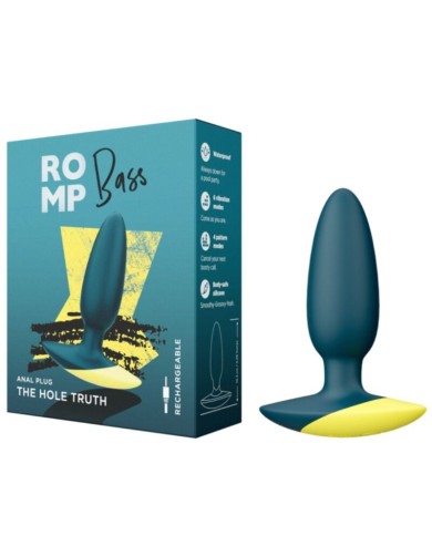 ROMP - BASS VIBRATEUR ANAL À PLUG BASSE 10 CM VERT
