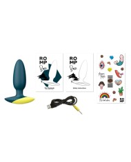 ROMP - BASS VIBRATEUR ANAL À PLUG BASSE 10 CM VERT