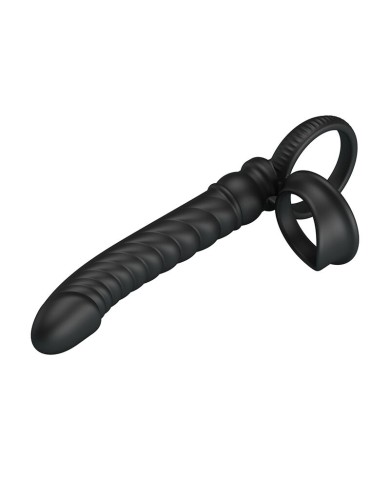 PRETTY LOVE - VIBRATEUR ANAL MERRITT AVEC ANNEAU ET VIBRATION NOIR