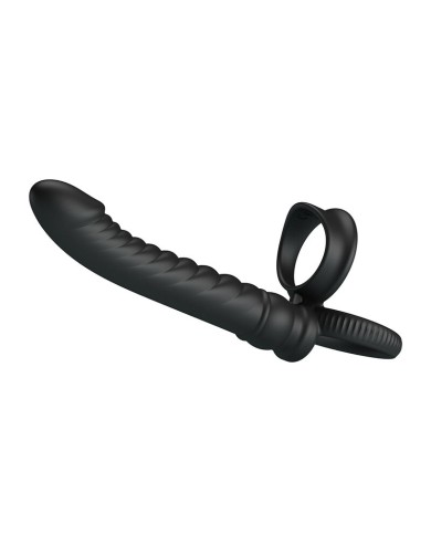PRETTY LOVE - VIBRATEUR ANAL MERRITT AVEC ANNEAU ET VIBRATION NOIR