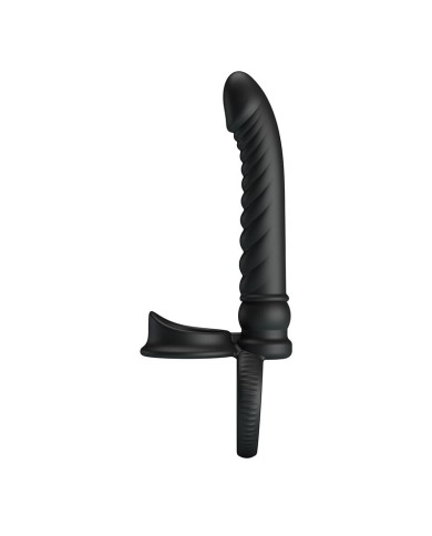 PRETTY LOVE - VIBRATEUR ANAL MERRITT AVEC ANNEAU ET VIBRATION NOIR