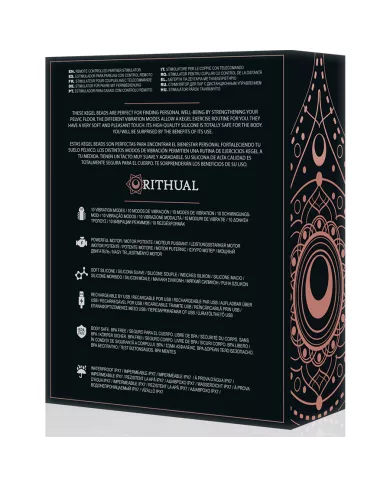 RITHUAL - BALLES DE KEGEL VIBRANTES RECHARGEABLES NISHA NOIRES RITHUAL - BALLES DE KEGEL VIBRANTES RECHARGEABLES NISHA NOIRES
