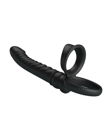 PRETTY LOVE - VIBRATEUR ANAL MERRITT AVEC ANNEAU ET VIBRATION NOIR