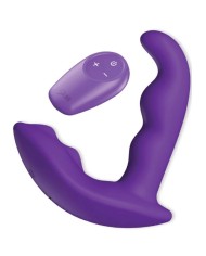 SHE.E.O - STIMULATEUR ANAL VIBRANT ROTATIF AVEC TÉLÉCOMMANDE VIOLET
